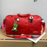 Красный динозавр, подвеска, значок