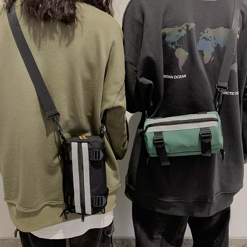 Day Ensemble Slanted Satchel men's and women's sports personality Chahop Hip Hop Street Trend Single Shoulder Bag Woman