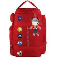 Красная джинсовая подвеска, значок