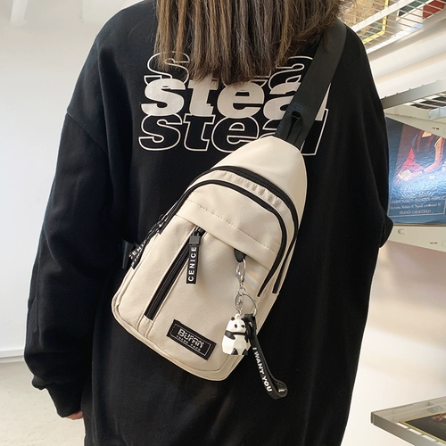 Мужская японская брендовая нагрудная сумка, спортивная сумка на одно плечо, рюкзак, небольшая сумка, тканевая сумка через плечо