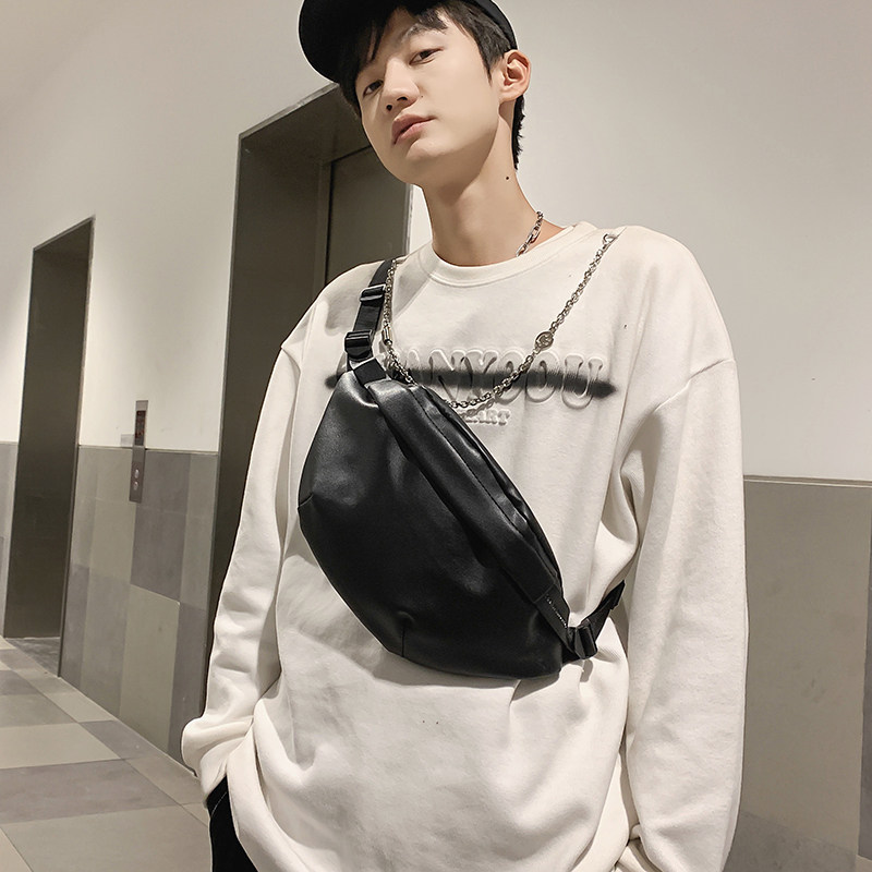 Day Department men's slanted satchel boomers Shoulders Bag Students Small Satchel Chest Bag National Tide Purse Sport Single Shoulder Bag Women