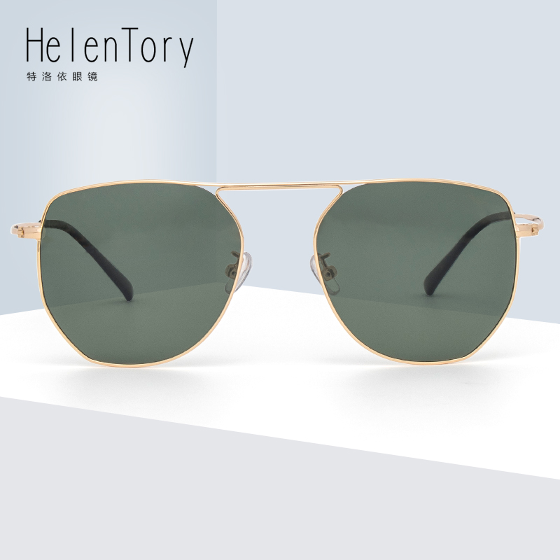 HelenTory polarized driving mirror woman driving with special glasses flat light sunglasses male finished sun glasses