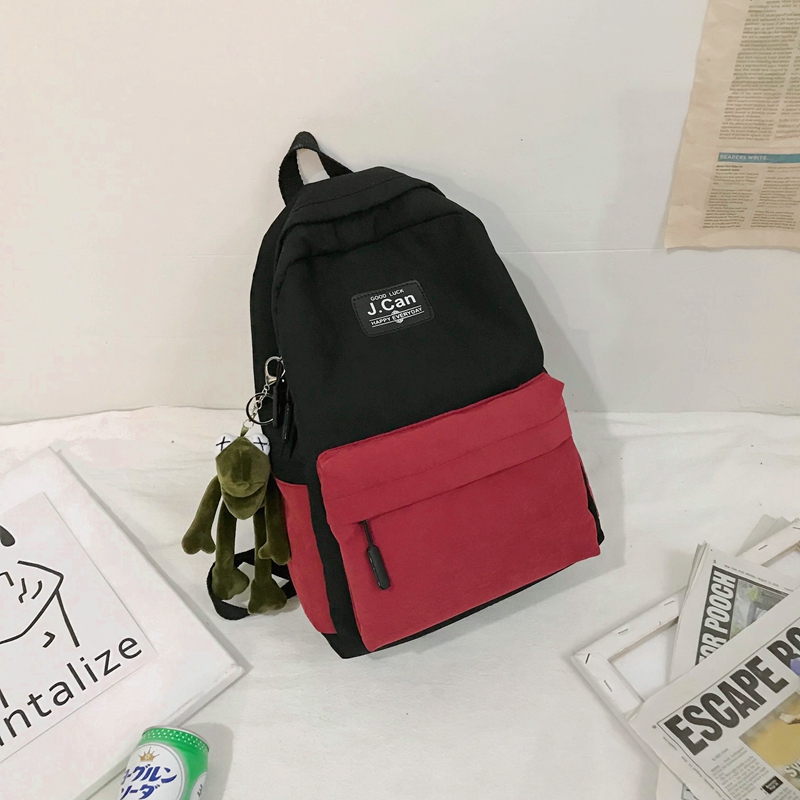 Junior túi trường trung học nữ phiên bản Hàn Quốc harajuku ulzzang màu phận studentbackpacking đại học trung học túi hai vai