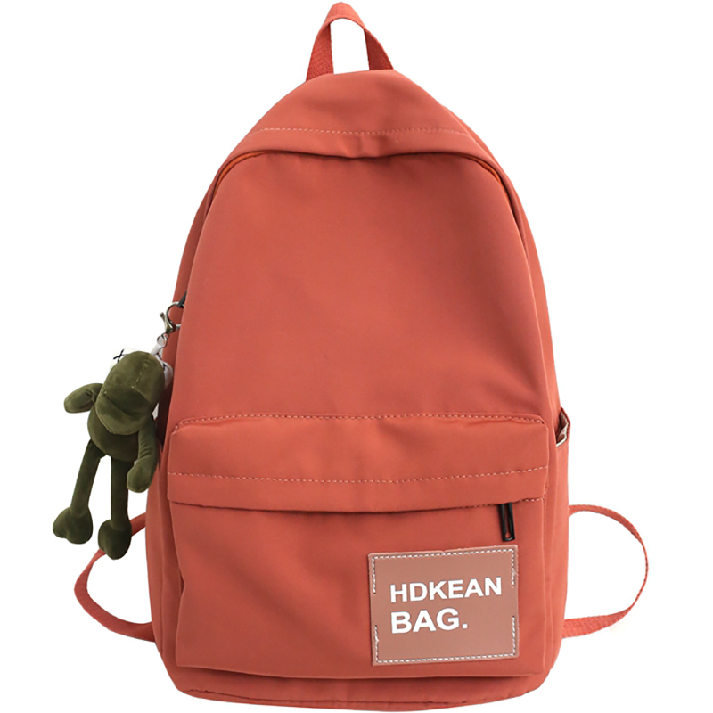 schoolbag Nhật Bản nữ Hàn Quốc phiên bản hara kuzzang đại học studentbackpack cơ sở trường trung học cao dung lượng rắn màu túi vai