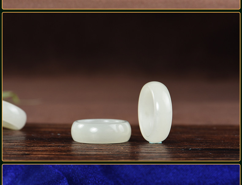 Bague mixte      en Hetian jade - Ref 3087506 Image 11