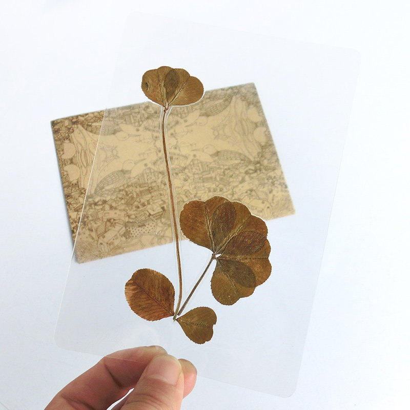 Precious and rare four-leaf five-leaf six-leaf grass logo clover to send men and women friends confession Mother's Day gift card