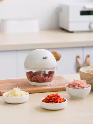 Household multi-function mini manual dumpling meat mince shredding vegetable garlic cooking machine Small food hand-pulled blender
