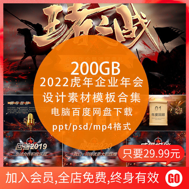 2022 Tiger Year Enterprise Annual Meeting Planning Programme Awards Ppt Template Psd Poster for the opening film of the head ae film background