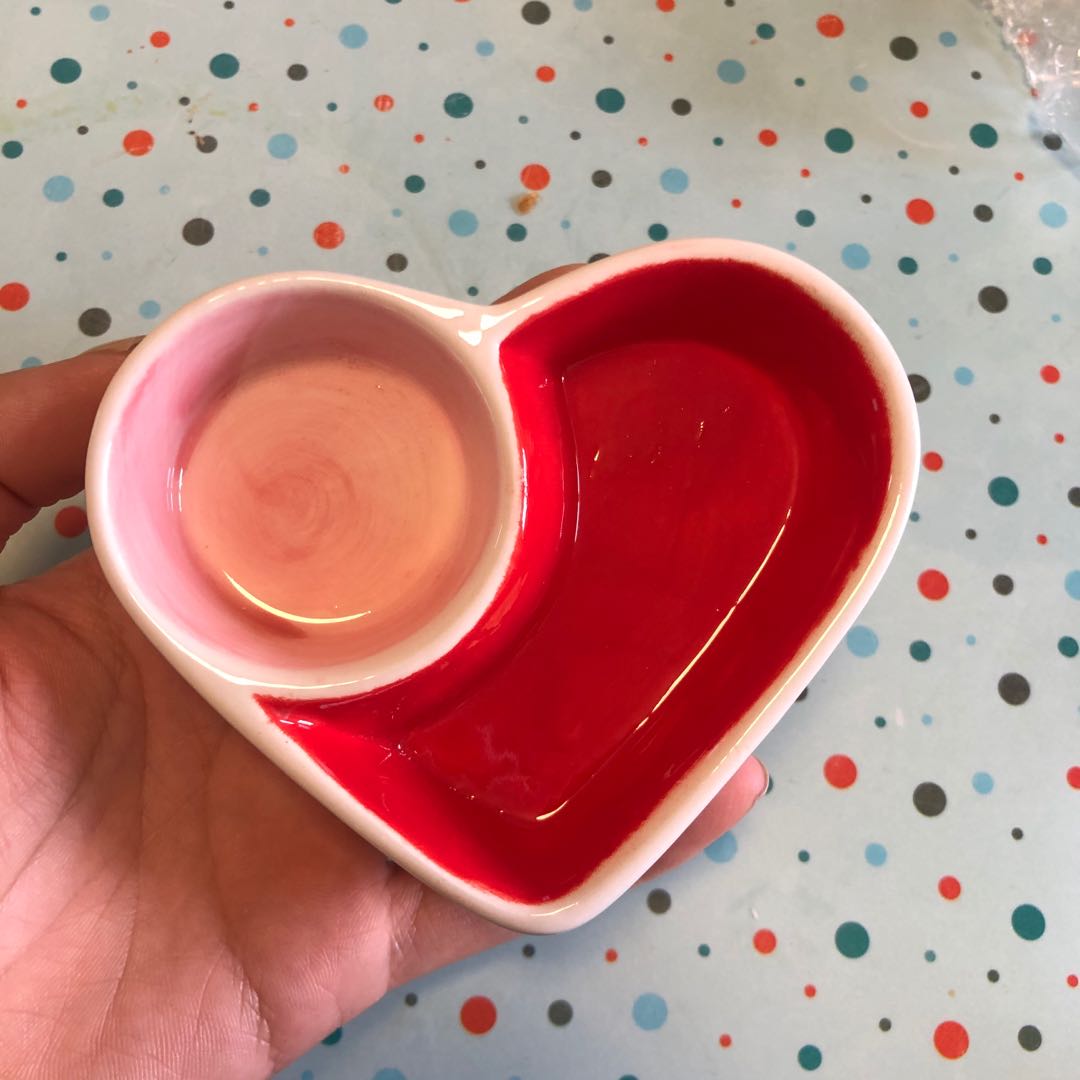 Hamster Divided ceramic bowls nectar with pots and pans to turn over food basins