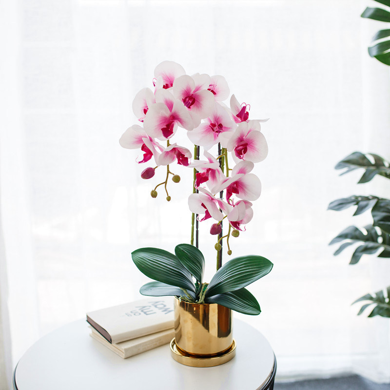 Simulation flower fake flower bouquet decoration Living room decoration Dining table Home decoration Vase flower arrangement potted arrangement