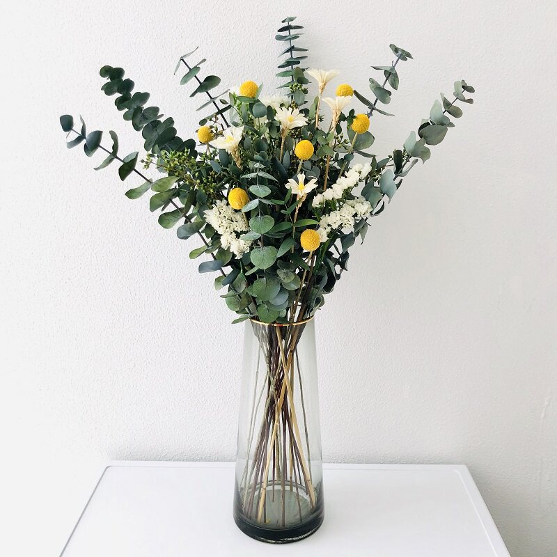 Immortal flower large bouquet light luxury air dried natural Eucalyptus leaves put in the living room dried flowers home decoration ornaments real flowers