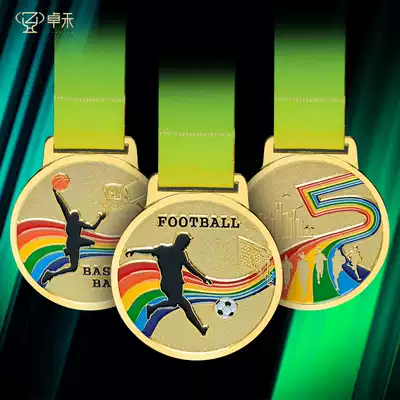 Zhuohe Metal Medal Trophy Customized listing Basketball Running Football Marathon Sports Memorabilia