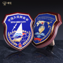 Zhuohe Medal Shield Customized Excellent Veteran Retired Air Force Veteran Anniversary Honor