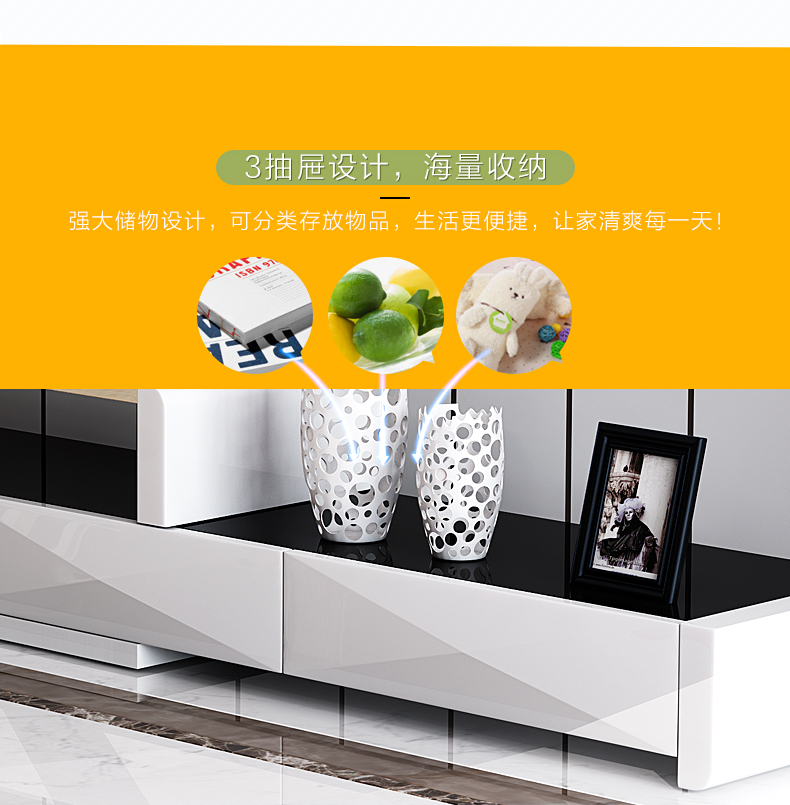 Gejieshi đồ nội thất kết hợp phòng ngủ phòng khách bộ đồ ăn bàn cà phê tủ TV giường da tủ quần áo bàn trang điểm