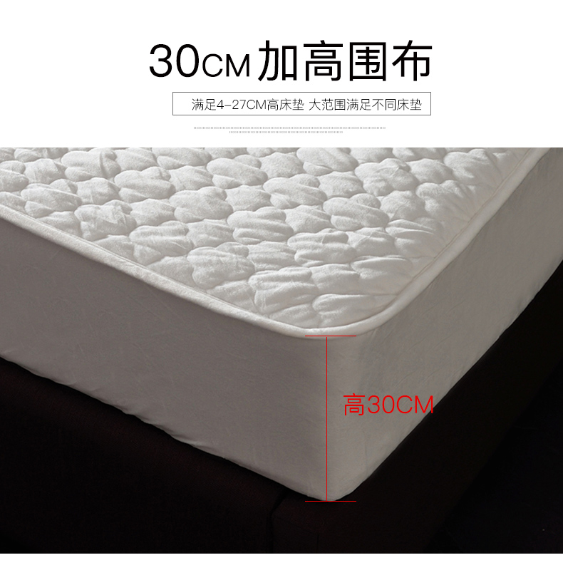 Pha lê nhung bông đệm đơn giường ấm giường Simmons bảo vệ tất cả bao gồm nệm có thể tháo rời bao gồm 1,8m ga chun trải giường	