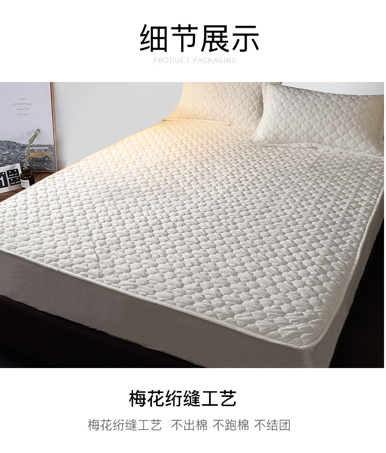 Pha lê nhung bông đệm đơn giường ấm giường Simmons bảo vệ tất cả bao gồm nệm có thể tháo rời bao gồm 1,8m ga chun trải giường	