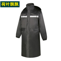 Anti-rainstorm military training raincoat adult take-out long mens outdoor double waterproof thick reflective raincoat riding riding conjoined