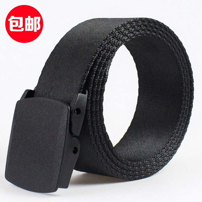 Security outdoor tactical belt hypoallergenic male military canvas woven belt pants belt security training belt