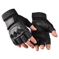 Military fan gloves sports Black Hawk half finger tactical gloves outdoor special forces non-slip wear-resistant cut half breathable male