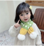 Детский милый хлопковый демисезонный шарф для мальчиков