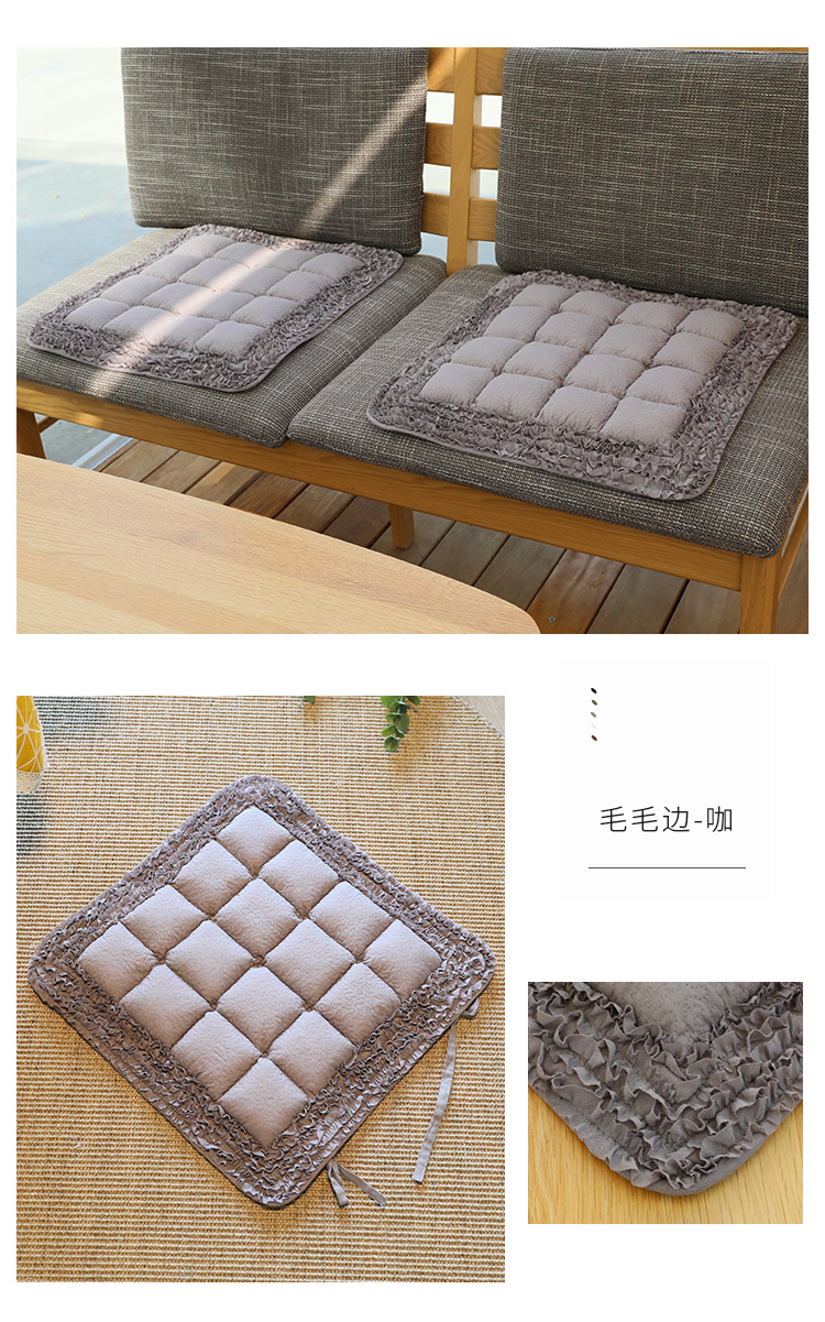 Chín mèo bông bông đệm pad dày bánh đệm cửa sổ vịnh trượt đệm pad ghế vườn Hàn Quốc - Ghế đệm / đệm Sofa nệm sofa rời