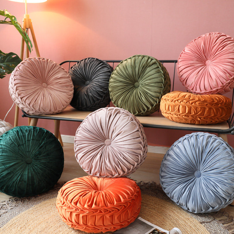 Nine cats round pillow cushion cushion with Nordic sofa pumpkin cushion car waist pillow and window fuse pad