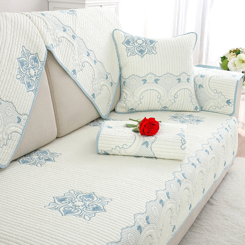 Nine Cats Sofa Cushion Fabric Pure Cotton Simple Modern Four Seasons Universal Cotton Cushion Sofa Towel Full Cover Sofa Cover