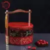Jin Yuanheng Lacquerware retro Han pattern Chinese style box Wedding dowry basket Ancient food box Mid-Autumn Moon cake snack box