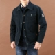 Áo khoác nam Jeep Shield nam size lớn Loose Lapel Jacket Men 2019 Spring Fashion Washed Cotton Casual Solid Color Jacket