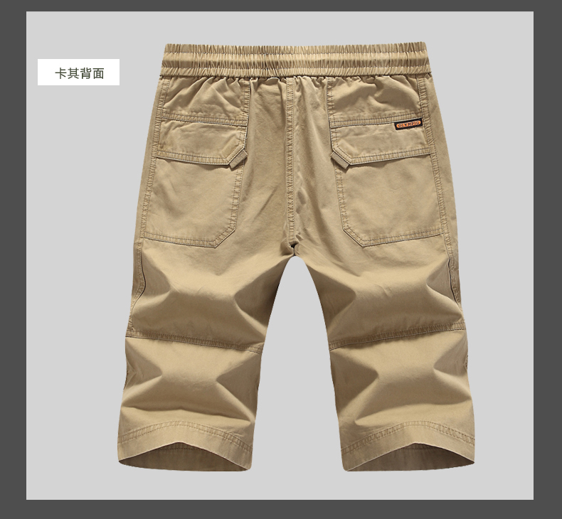 Xe jeep che chắn mùa hè dụng cụ quần short nam nhiều túi giản dị quần nam giặt bông lỏng cắt quần thủy triều quần sooc nam