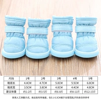 Патентная кожаная сапоги-синий