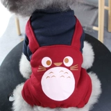 Собачья одежда маленькая плюшевая плюшевая весна и летняя четыре -одежда сгущенной плюс медведи Петт маленькие собаки щенки