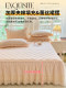 New Korean-Style Lace Pastoral Style All-Cotton Quilted Bed Skirt Single Piece Thickened Pure Cotton Lace Bed Cover Bed Skirt Three-Piece Set