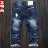 Летние тонкие шорты, джинсовые трендовые штаны для отдыха, в корейском стиле