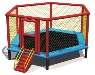 Yulong kindergarten outdoor children's amusement equipment square multifunctional adult shopping mall hot-selling large trampoline