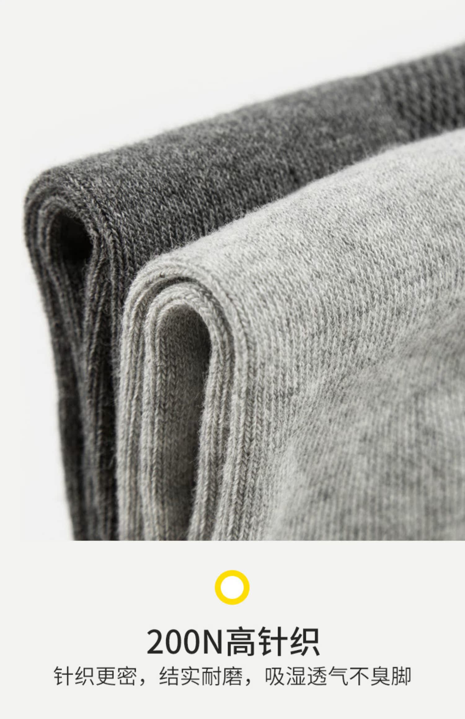 Vớ cotton nam vớ lưới thoáng khí mùa hè mỏng nam vớ vớ nam thấp để giúp khử mùi vớ nam kích thước lớn - Vớ bông tất xỏ ngón