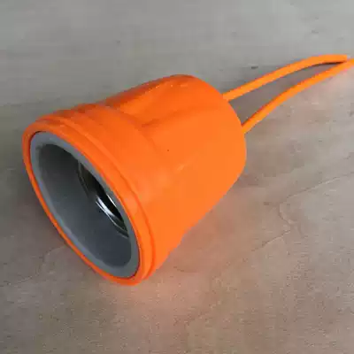 Rainproof and high temperature resistant suspension type E27 screw pendant head Outdoor lantern waterproof large screw lamp holder Spiral type