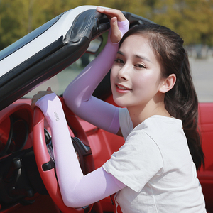 买一送一防晒冰袖男女手套手臂套袖套