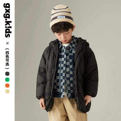 Детский зимний пуховик, куртка подходит для мужчин и женщин, 4 цветов, детская одежда