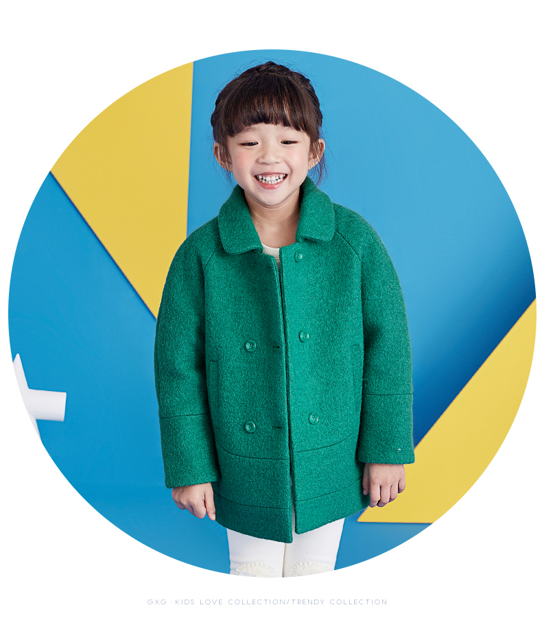 Manteau pour fille GXG KIDS en mélange - Ref 2162235 Image 23