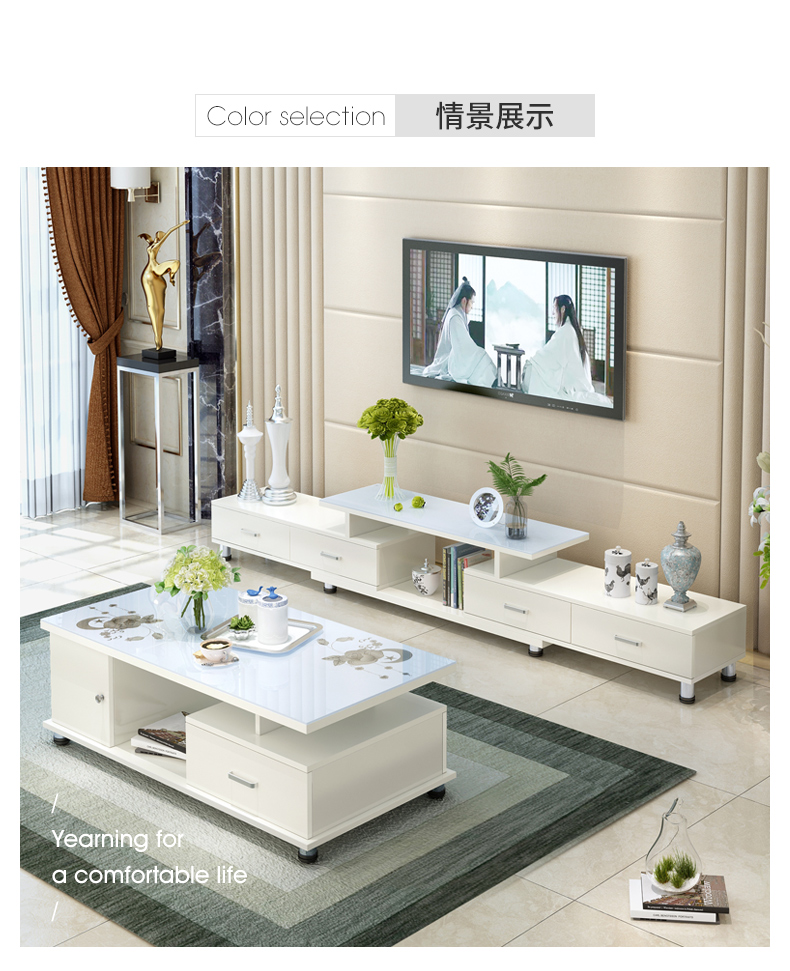 Yunman bàn trà đơn giản hiện đại kính cường lực bàn cà phê phòng khách căn hộ nhỏ sáng tạo bàn cà phê bảng mẫu bàn sofa đẹp