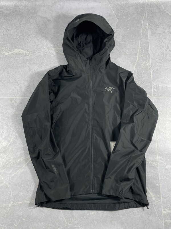 Authentic In-Stock Arcteryx Solano Hoody Windproof and Waterproof Hooded Jacket for Men and Women