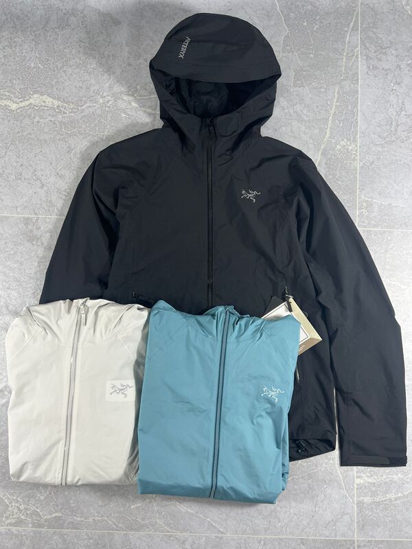 Authentic In-Stock Arcteryx Kadin Hoody Windproof and Waterproof Hooded Jacket for Men and Women