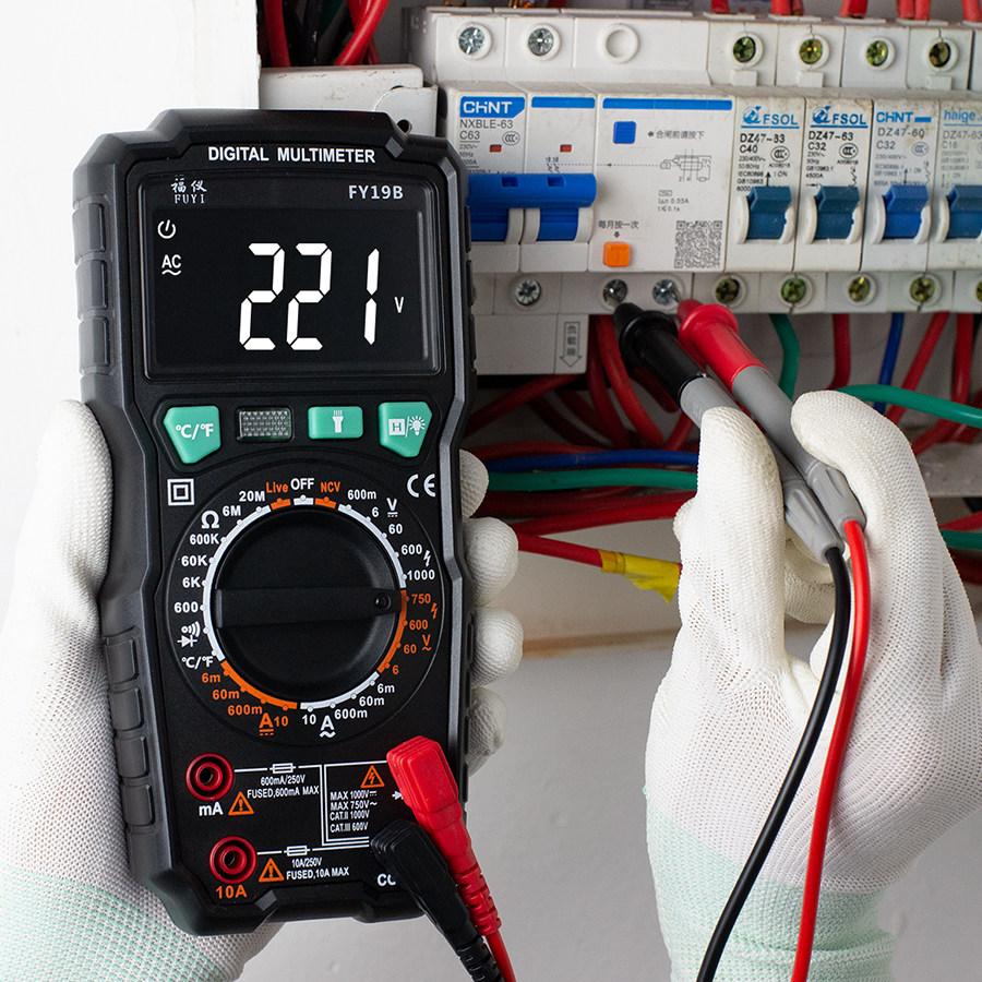 Fuyi automatic without shift button Universal electric meter Electric meter Intelligent burn-proof high precision current digital display Household