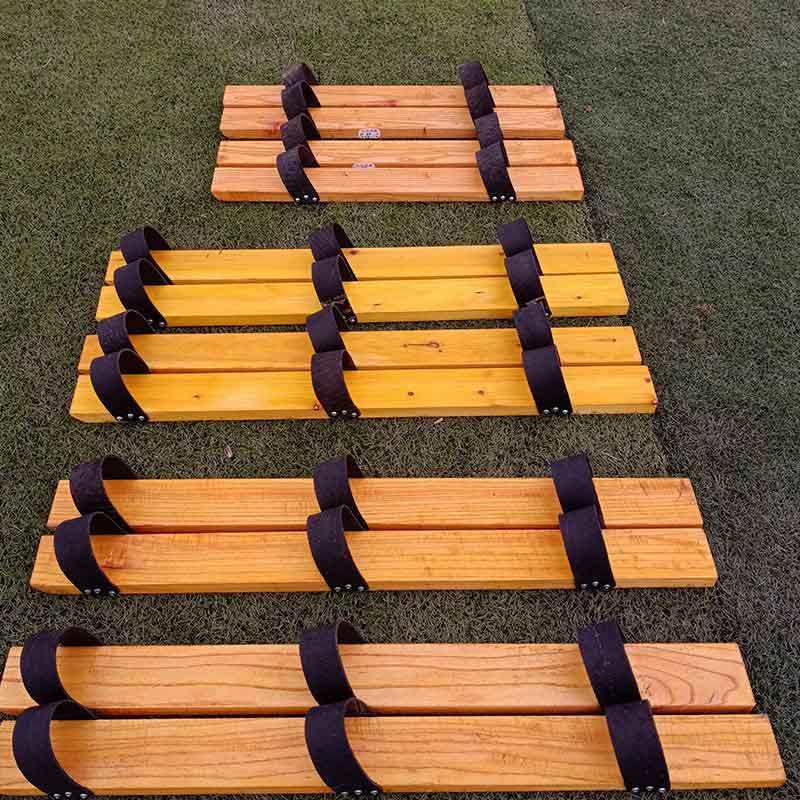 Three-man board shoe racing dragon boat Together with multiple people board shoes High foot horse high foot race speed ethnic sports equipment