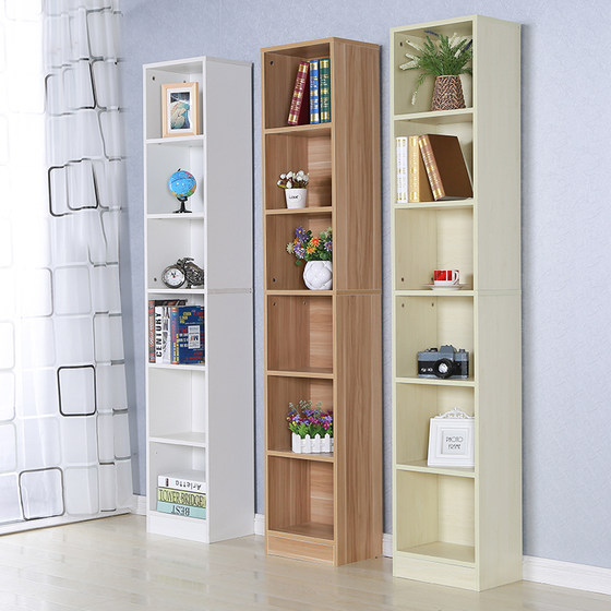 Modern minimalist bookshelf bookcase storage cabinet locker simple floor children's bookcase shelf narrow cabinet