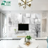 Плитка фон стена современная простая телевизионная стена Популярная линия 3D Микро -кристаллический камень пленка и телевизионная стена мраморная граница