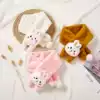 Autumn and winter new Korean version of the children's scarf baby cute bunny collar Boys and girls winter warm scarf tide