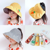 Child Air Top Hat Summer Girl Sun Hat Baby Sun Protection Hat Cute Great Eave Sun Hat Parent-child Cool Cap Subtidal