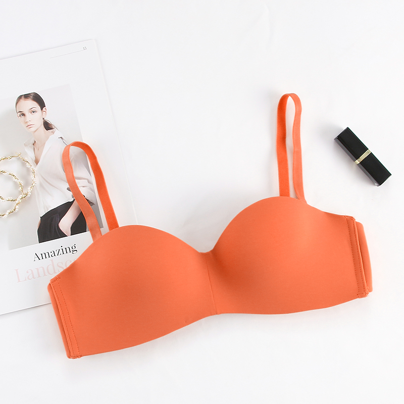 Miễn phí Haven Đã bỏ đánh dấu đồ lót Womens Steelless Thin Sexy Girl Bra bóng nhỏ ngực Thu thập lên đến áo ngực.